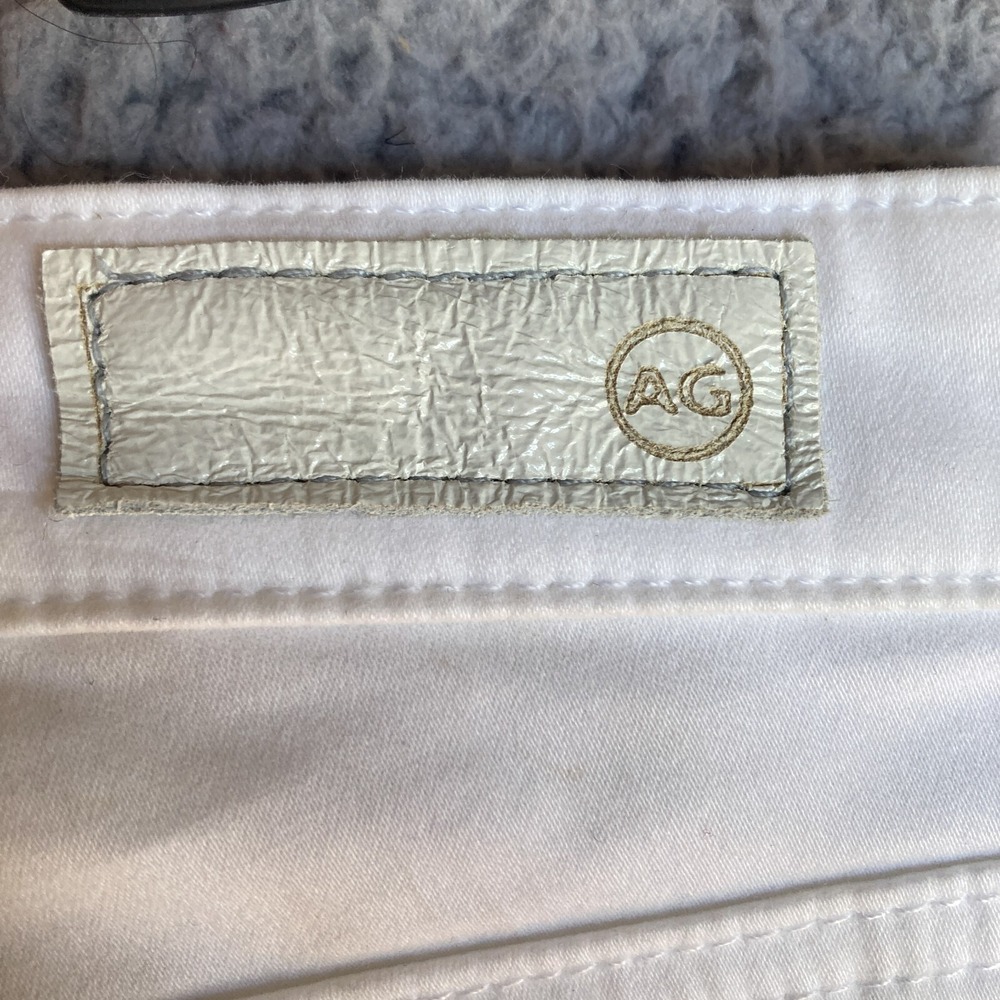 Adriano Goldschmied Legging Jeans Womens 28 Handcrafted White Denim 28R NWT $198 - Picture 5 of 16